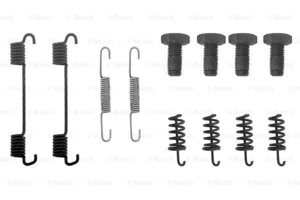 Stovėjimo stabdžių trinkelių priedų komplektas BOSCH 1 987 475 077