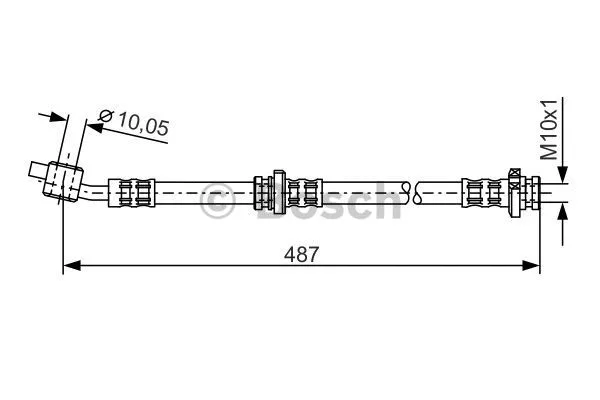 Stabdžių žarnelė BOSCH 1 987 476 135