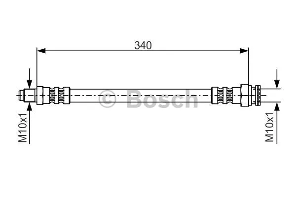 Stabdžių žarnelė BOSCH 1 987 476 393