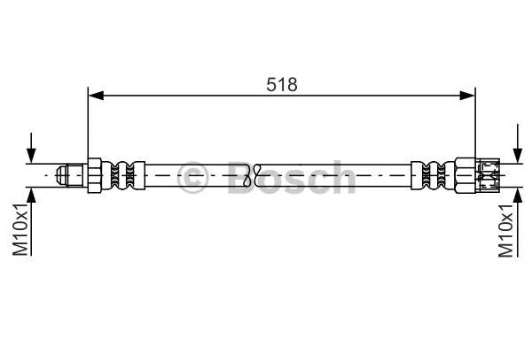 Stabdžių žarnelė BOSCH 1 987 481 007