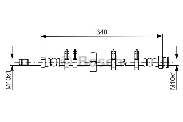 Stabdžių žarnelė BOSCH 1 987 481 667