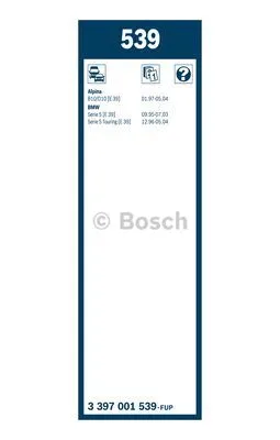 Valytuvas BOSCH 3 397 001 539