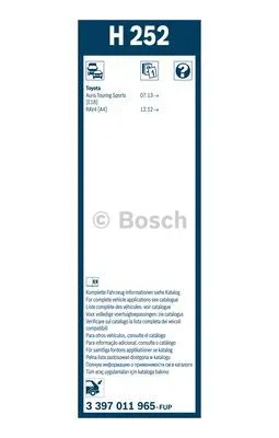 Valytuvas BOSCH 3 397 011 965