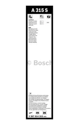 Valytuvas BOSCH 3 397 014 315