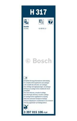Valytuvas BOSCH 3 397 015 106