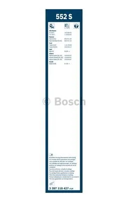 Valytuvas BOSCH 3 397 118 427