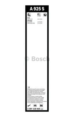 Valytuvas BOSCH 3 397 118 925