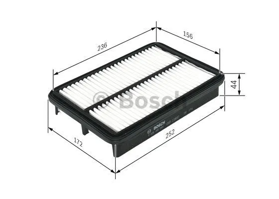 Oro filtras BOSCH F 026 400 044