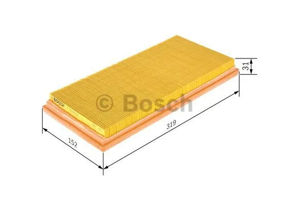 Oro filtras BOSCH F 026 400 053