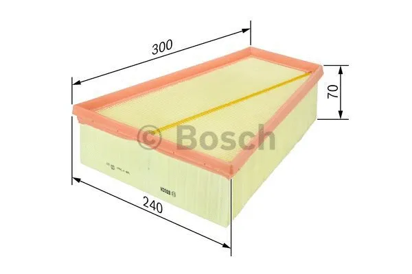 Oro filtras BOSCH F 026 400 109