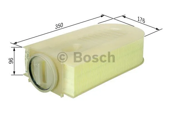 Oro filtras BOSCH F 026 400 133