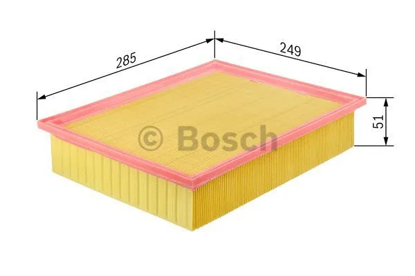 Oro filtras BOSCH F 026 400 166