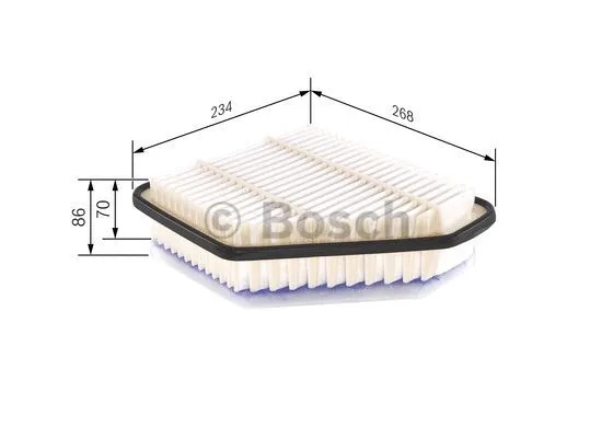Oro filtras BOSCH F 026 400 171