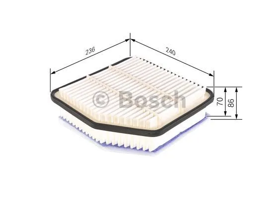 Oro filtras BOSCH F 026 400 176