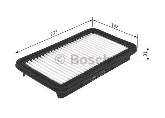 Oro filtras BOSCH F 026 400 191