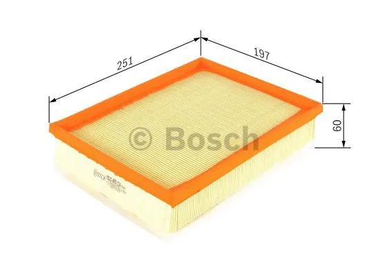 Oro filtras BOSCH F 026 400 234