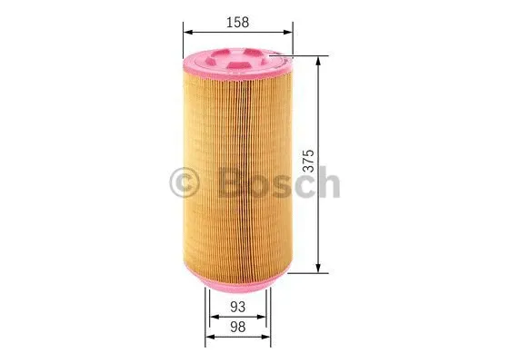 Oro filtras BOSCH F 026 400 252