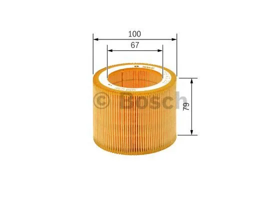 Kuro filtras BOSCH F 026 400 253
