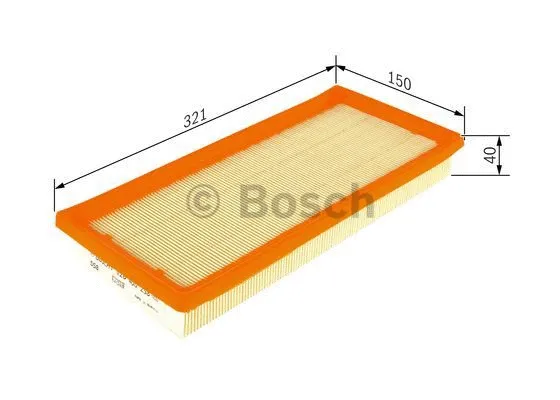 Oro filtras BOSCH F 026 400 258