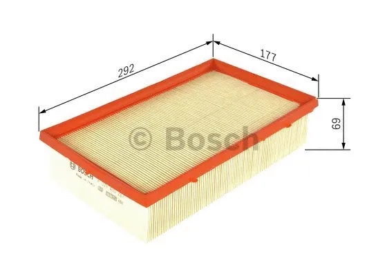 Oro filtras BOSCH F 026 400 287