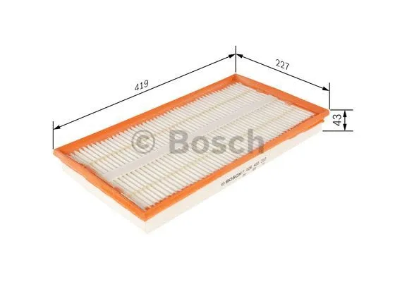 Oro filtras BOSCH F 026 400 312