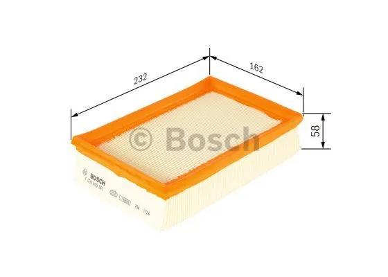 Oro filtras BOSCH F 026 400 345