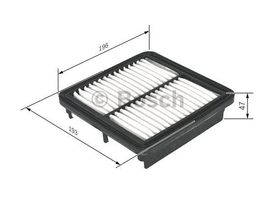 Oro filtras BOSCH F 026 400 352