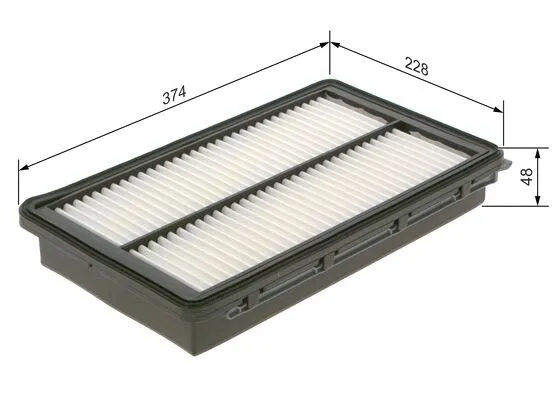 Oro filtras BOSCH F 026 400 362