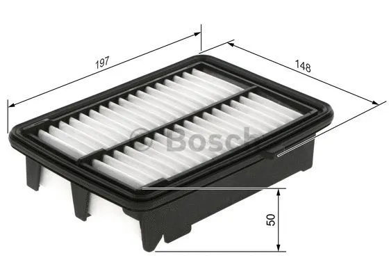Oro filtras BOSCH F 026 400 384
