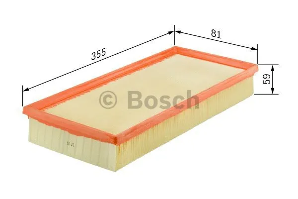 Oro filtras BOSCH F 026 400 387