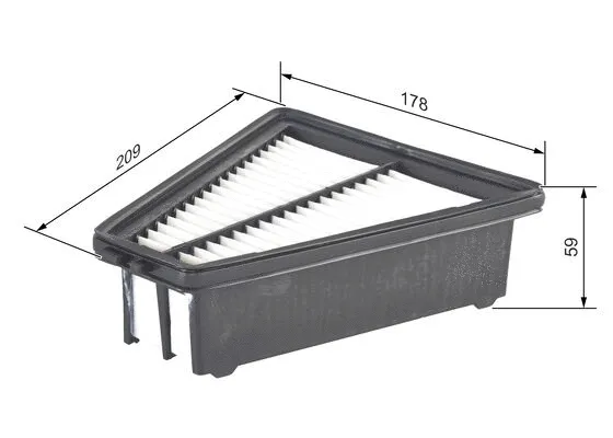 Oro filtras BOSCH F 026 400 417