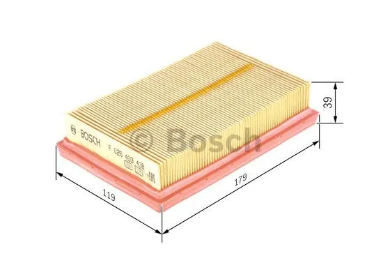 Oro filtras BOSCH F 026 400 438