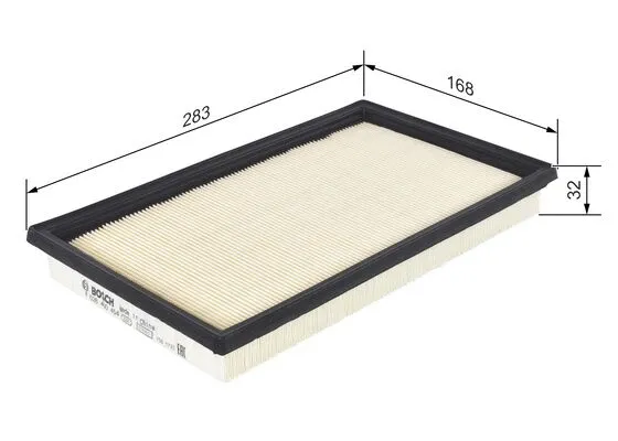 Oro filtras BOSCH F 026 400 454