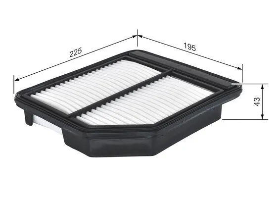 Oro filtras BOSCH F 026 400 472