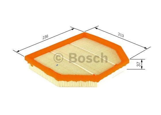 Oro filtras BOSCH F 026 400 508