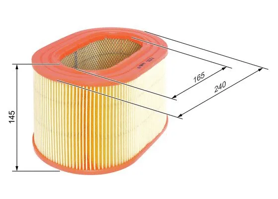 Oro filtras BOSCH F 026 400 557