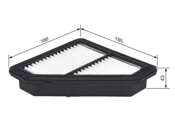 Oro filtras BOSCH F 026 400 564