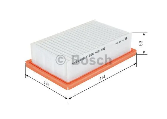 Oro filtras BOSCH F 026 400 595