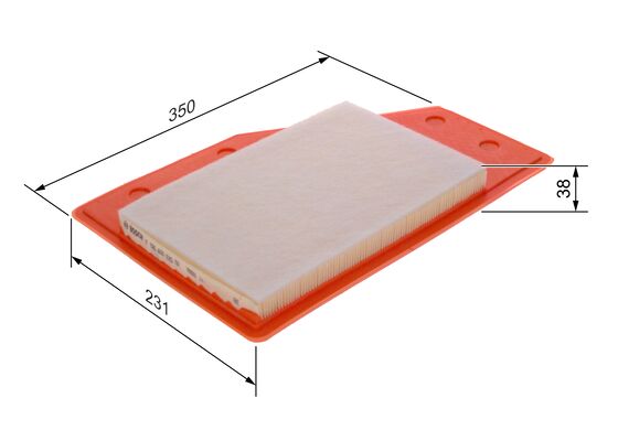 Oro filtras BOSCH F 026 400 635