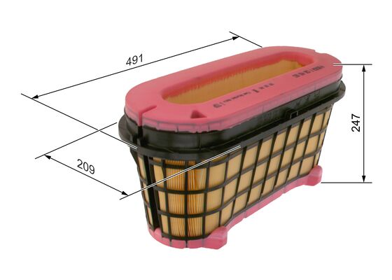 Oro filtras BOSCH F 026 400 683