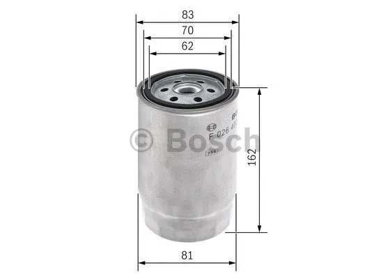 Kuro filtras BOSCH F 026 402 002