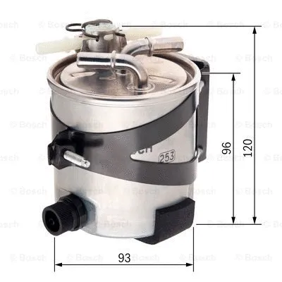 Kuro filtras BOSCH F 026 402 016