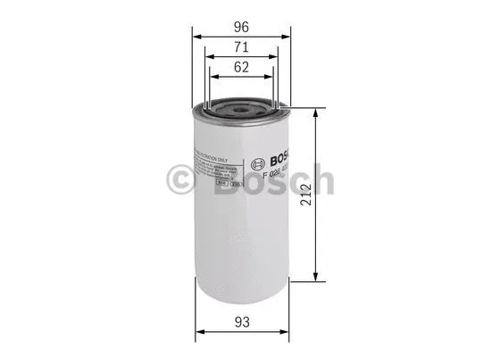 Kuro filtras BOSCH F 026 402 035