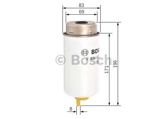 Kuro filtras BOSCH F 026 402 040