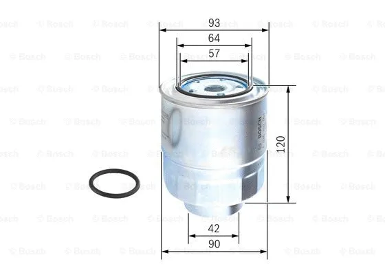 Kuro filtras BOSCH F 026 402 063