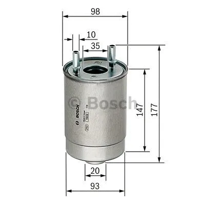 Kuro filtras BOSCH F 026 402 067