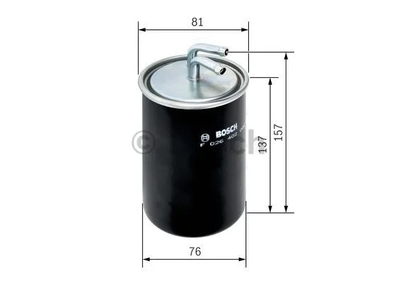 Kuro filtras BOSCH F 026 402 086
