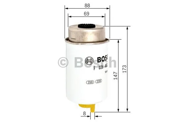 Kuro filtras BOSCH F 026 402 088