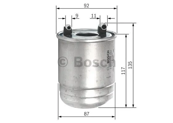 Kuro filtras BOSCH F 026 402 104