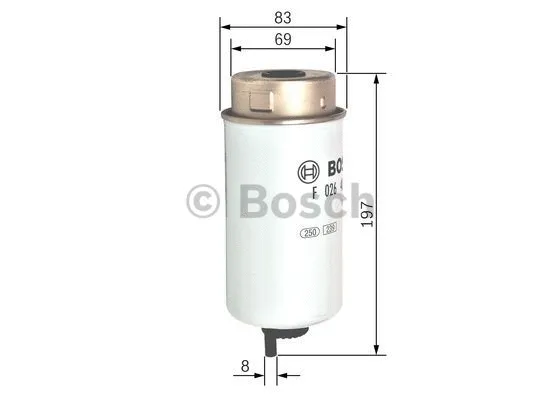 Kuro filtras BOSCH F 026 402 121
